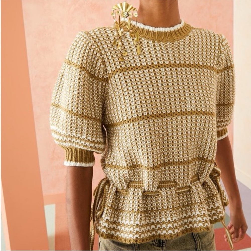 Ulla Johnson Amalia Pullover Honey - Picture 3 of 10
